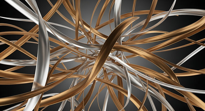 Close-up of abstract copper wire mesh texture background