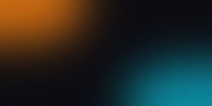 Vibrant orange and blue gradient textured background with dark tones and glowing effect for design and creative projects