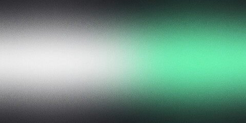 Obraz premium Grainy gradient background with green and gray tones for design and texture