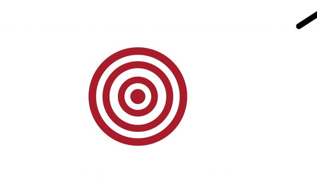 target icon animation simple flat