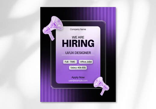 Job Hirng Post Design Template