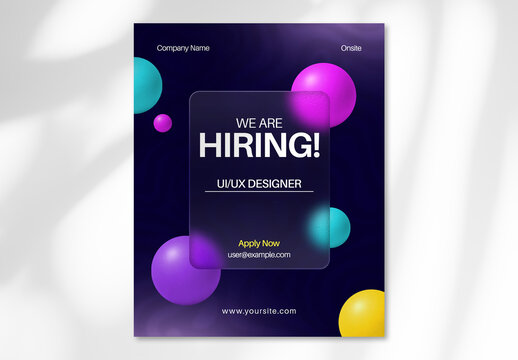 We Are Hiring Social Media Post Design Template