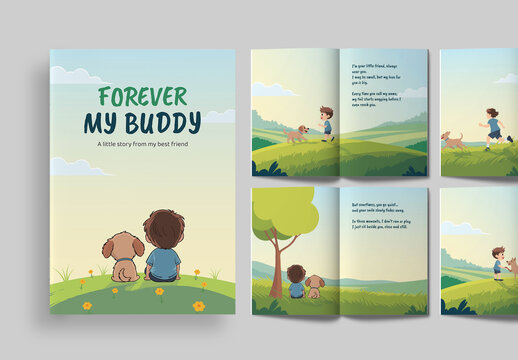 Kids Story Magazine Design Template