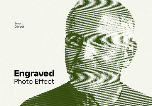 Engraved Photo Effect