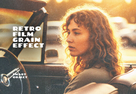 Retro Film Grain Photo Effect