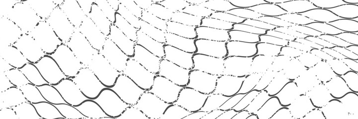 Abstract Grunge Wire Mesh Pattern Background, Distressed Metal Net Texture with Diagonal Lines © Uddin