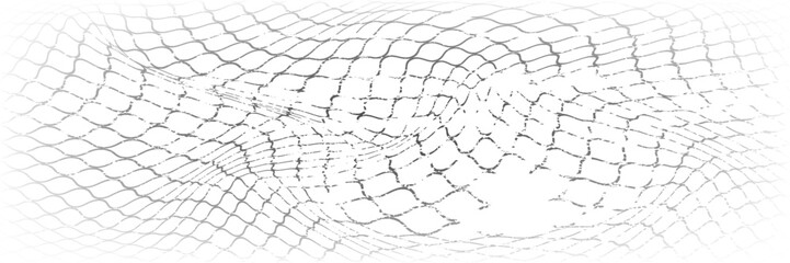 Abstract Grunge Wire Mesh Pattern Background, Distressed Metal Net Texture with Diagonal Lines © Uddin