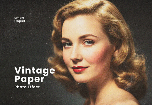 Vintage Paper Photo Effect