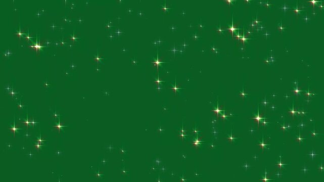 Golden glitter sparkles trail, golden luxury glitter light circle trail, magic dust, pixie dust path, shimmering particles twinkle effect on transparent green background. 4k animation