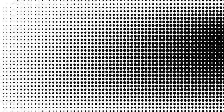 Vector panorama drafting paper. Graphic regular dots grid background. Panorama paper sheet for web design.