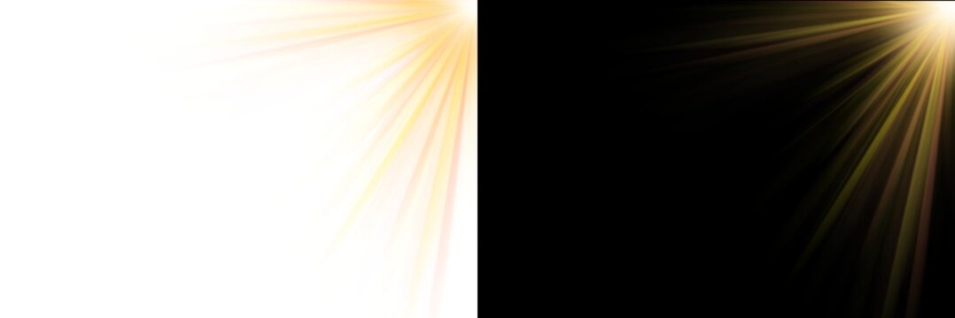Sunrays. Sun burst. Glowing sunburst radient flare. Glowing star with rays. Bright glowing stars.