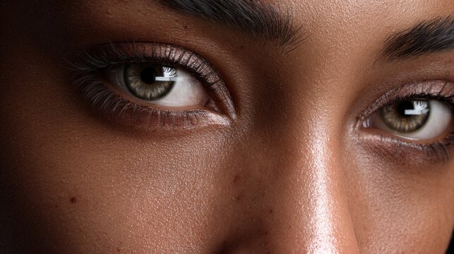 Eyes shine with a mix of mystery and depth, revealing layers of experience and connection. Their rich hues tell untold stories, inviting deeper exploration and understanding
