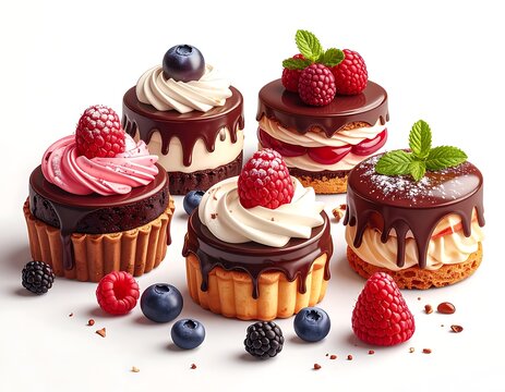Small gourmet desserts