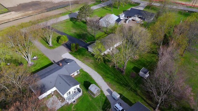 Meta Prometheus Campus expansion bordering New Albany residential homes, Ohio, USA