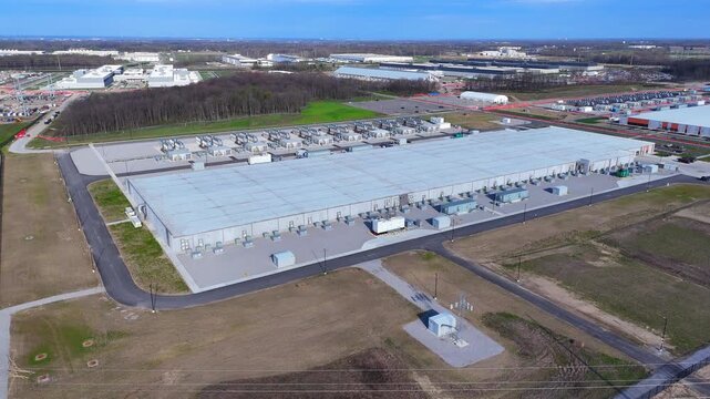 Meta Prometheus hyperscale data center in New Albany, Ohio undergoing expansion