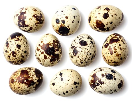 Small speckled eggs (6)