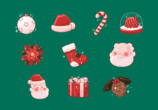 Christmas Illustration Set