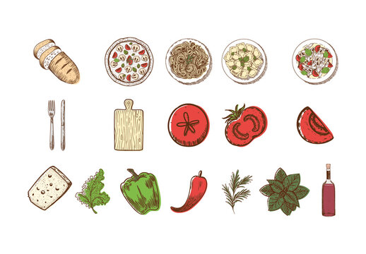 Food Illustration Set