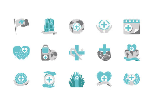 Medical Healthcare Illustration Set