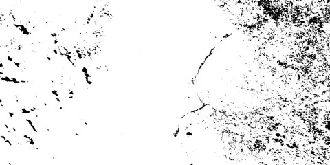 Fototapeta premium Distressed grain texture vector illustration dirt messy splash overlay and black and white Dust distress grungy effect paint. Vertical scratch rustic surface effect monochrome texture composed dust.