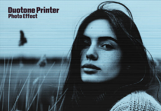 Duotone Printer Photo Effect