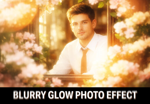 Blurry Glow Photo Effect