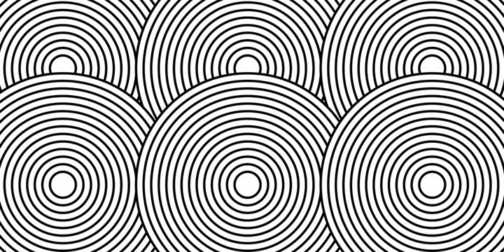 Abstract gold circle lines on dark background. Geometric stripe line art design. illustrastration