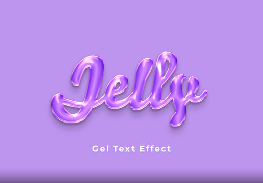 Gel Script Text Effect