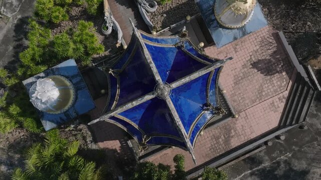 Top Shot of Temple Tower &ndash; Wat Thep Nimit Nantharam