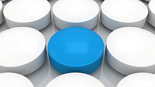 Wrong Medication Concept &ndash; Different Pill Among Identical Tablets