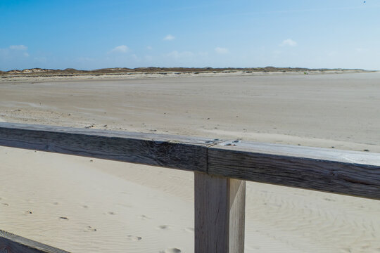 Br&uuml;ckengel&auml;nder Strandbr&uuml;cke D&uuml;nen D&uuml;nenblick