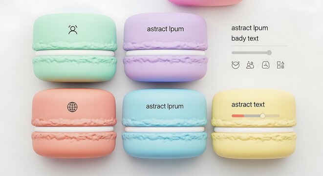 Colorful travel size soap containers.