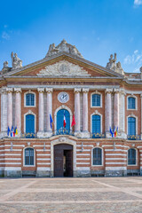 Obraz premium Toulouse is the capital of the Occitanie region in southern France