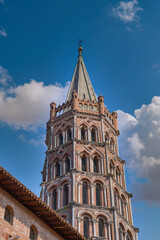 Fototapeta premium The Basilica of Saint Sernin, also known as the Basilica of Saint Saturnin of Toulouse, is a Catholic church in the city of Toulouse.