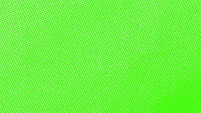 Abstract stop motion graphic with green screen grunge halftone dot overlay for creative backgrounds	