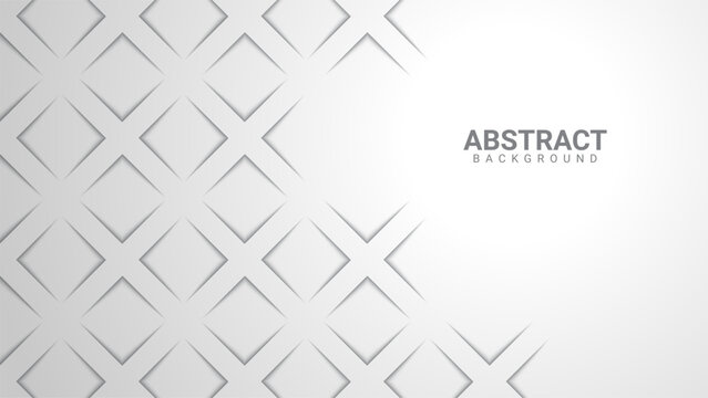 Geometric diamond pattern seamless abstract texture background in white and light gray
