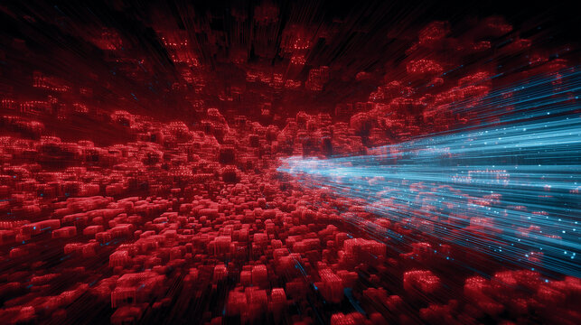 Technical Cybersecurity Visualization of DDoS Attack Mitigation