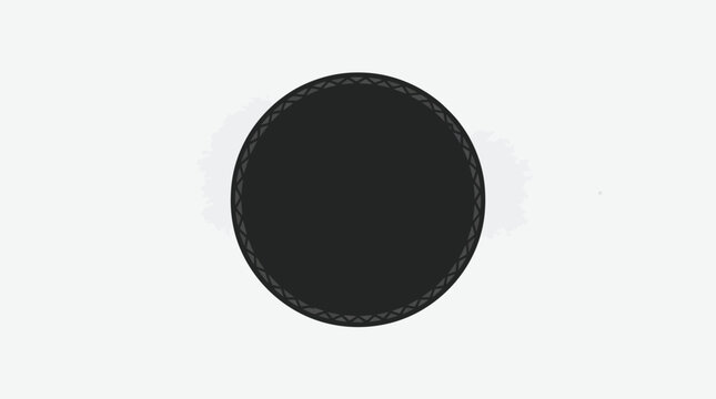 Versatile dark circle graphic element with subtle textured detail, ideal for modern design, user interfaces, or clean branding concepts