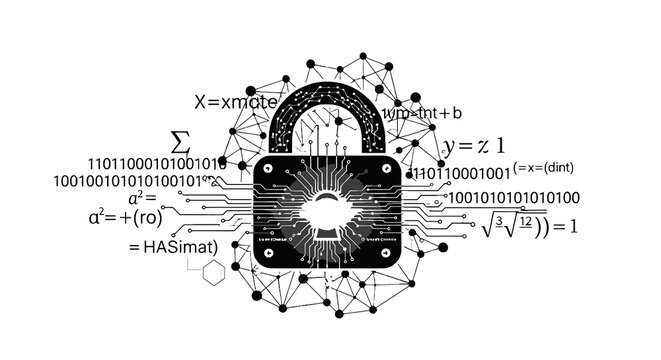 Digital Lock with Cyber Security Codes.
