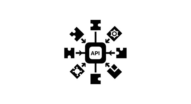 API Application Programming Interface Symbol.