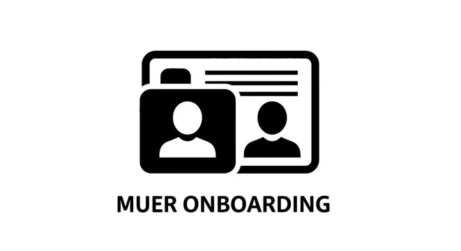 Employee Onboarding Process Icon Design.