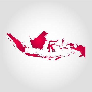 Indonesia Map Vector Illustration Displaying the Diverse Island Nation for Educational Content