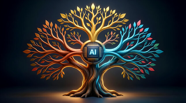 AI essay grading warm branching rubric hero for ed-tech whitepaper, machine learning essay assessment, enterprise ed-tech briefing
