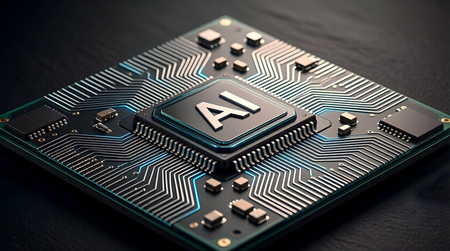 AI semiconductor process tuning macro chip die hero for semiconductor whitepaper, machine learning fab tuning, enterprise semiconductor briefing