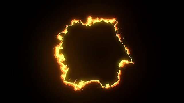 Comic Manga Action Energy Circle Animation
A comic explosive circular electric light ray with power cartoon like style on a black background