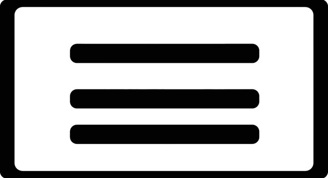 Black lines in a rectangle.