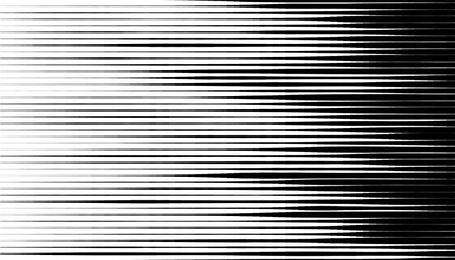 Black and white abstract smooth transition of lines pattern for sporty and modern background. Fully editable vector element. Vector Format Illustration. EPS10  © Yero06