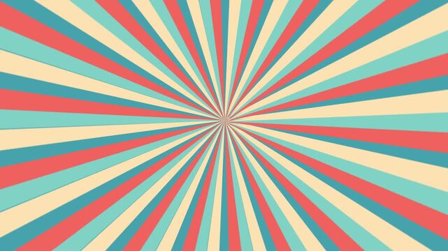 Colorful Pop Art Vintage Video Loop for YouTube, TikTok & Instagram