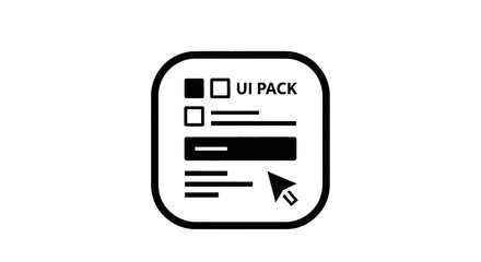 Obraz premium User interface design element pack.