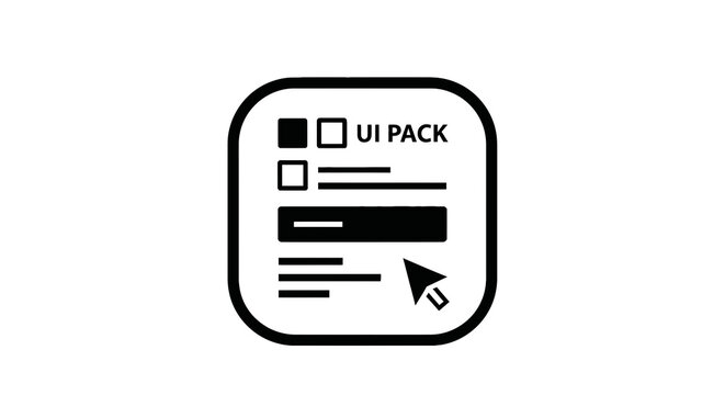 User interface design element pack.